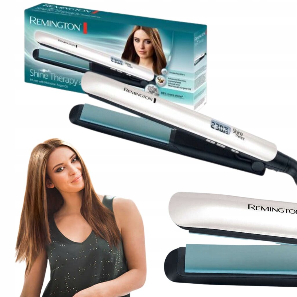 Remington Shine Therapy S8500 kaina ir informacija | Plaukų formavimo ir tiesinimo prietaisai | pigu.lt