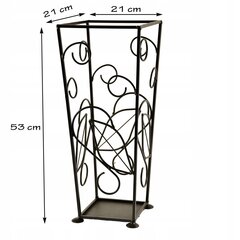 Skėčio stovas Gramix, 53 cm, juodas цена и информация | Зонты, маркизы, стойки | pigu.lt