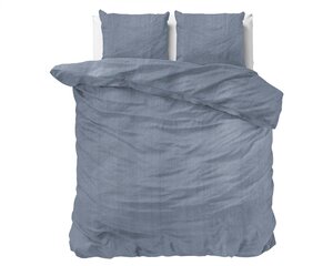 Комплект постельного белья 240x220см Denim Stone Washed, серый, 100 % хлопок, потертый с камнями цена и информация | Комплекты постельного белья | pigu.lt