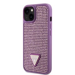 Guess Rhinestones Triangle Metal Logo Case kaina ir informacija | Telefono dėklai | pigu.lt