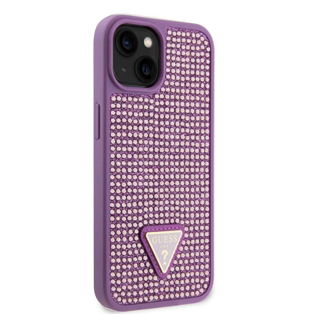 Guess Rhinestones Triangle Metal Logo Case цена и информация | Telefono dėklai | pigu.lt