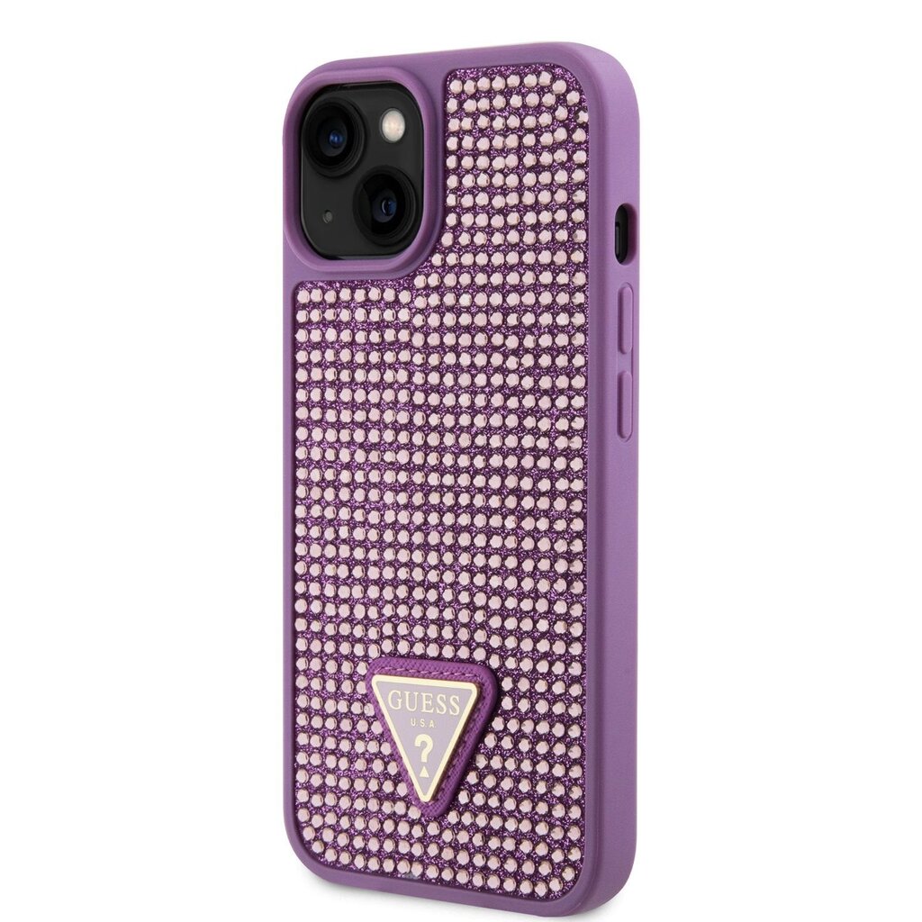 Guess Rhinestones Triangle Metal Logo Case цена и информация | Telefono dėklai | pigu.lt