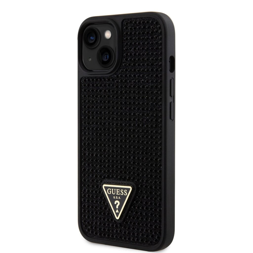 Guess Rhinestones Triangle Metal Logo Case цена и информация | Telefono dėklai | pigu.lt