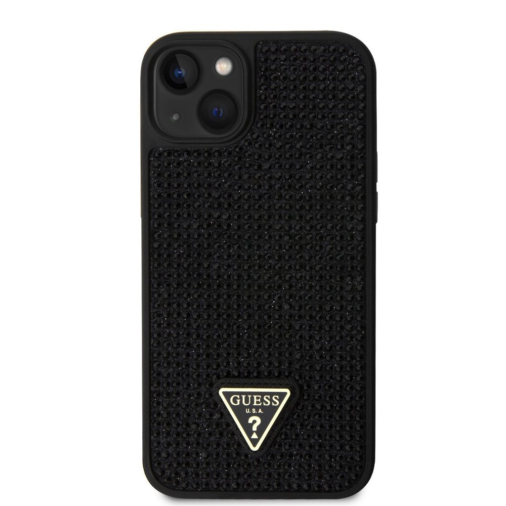 Guess Rhinestones Triangle Metal Logo Case цена и информация | Telefono dėklai | pigu.lt