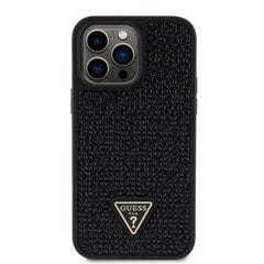 Guess Rhinestones Triangle Metal Logo Case kaina ir informacija | Telefono dėklai | pigu.lt