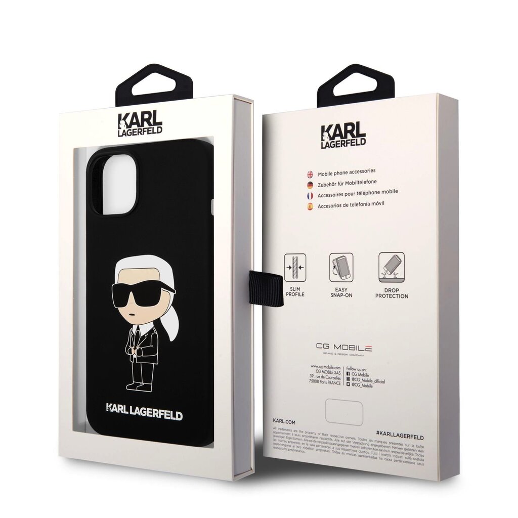 Karl Lagerfeld Liquid Silicone Ikonik NFT Case kaina ir informacija | Telefono dėklai | pigu.lt