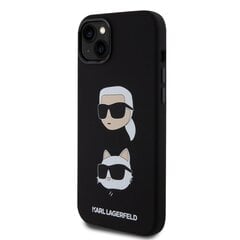 Karl Lagerfeld Liquid Silicone Karl and Choupette Heads Case kaina ir informacija | Telefono dėklai | pigu.lt