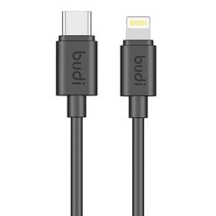 USB cable Budi 35W 1.2m (black) цена и информация | Кабели для телефонов | pigu.lt