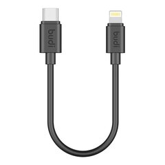 USB cable Budi 35W 25cm (black) цена и информация | Кабели для телефонов | pigu.lt