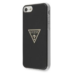 Guess GUHCI8PCUMPTBK iPhone 7|8|SE 2020 | SE 2022 czarny|black hardcase Metallic Collection цена и информация | Чехлы для телефонов | pigu.lt