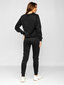 Sportinis kostiumas moterims J.Style Fleece Black 70W03-1, juodas цена и информация | Sportinė apranga moterims | pigu.lt