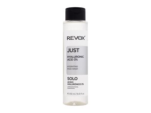 Veido prausiklis Revox Just Hyaluronic Acid 3% moterims, 250 ml цена и информация | Средства для очищения лица | pigu.lt