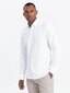 Marškiniai vyrams Ombre Clothing 123622-7, balti kaina ir informacija | Vyriški marškiniai | pigu.lt