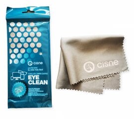 Cisne Eye Clean servetelė elektronikai valyti, 18x20cm, 1 vnt kaina ir informacija | Valymo reikmenys ir priedai | pigu.lt