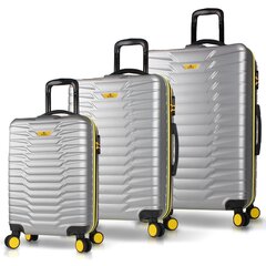Набор чемоданов My Valice 5561, M,L,XL, серый цена и информация | Чемоданы, дорожные сумки  | pigu.lt