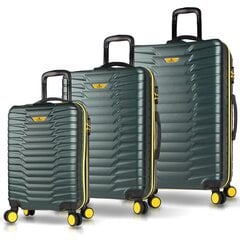 Набор чемоданов My Valice 5615, M,L,XL, žзелёный цена и информация | Чемоданы, дорожные сумки  | pigu.lt