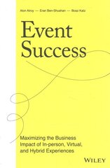 Event Success: Maximizing the Business Impact of In-person, Virtual, and Hybrid Experiences цена и информация | Книги по экономике | pigu.lt