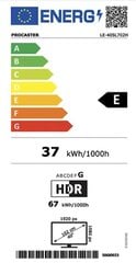 ProCaster LE-40SL702H kaina ir informacija | Televizoriai | pigu.lt