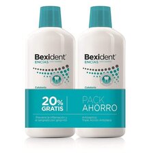 Ополаскиватель для полости рта Isdin Bexident 2 x 500 ml Ежедневное использование Здоровые десны цена и информация | Зубные щетки, пасты | pigu.lt