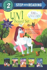 Uni the Unicorn Step into Reading Boxed Set: Uni Brings Spring; Uni's First Sleepover; Uni Goes to School; Uni Bakes a Cake; Uni and the Perfect Present kaina ir informacija | Knygos paaugliams ir jaunimui | pigu.lt