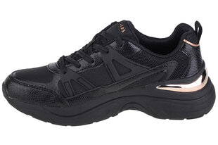 Sportiniai bateliai moterims Skechers Hazel-Faye 62554, juodi цена и информация | Спортивная обувь, кроссовки для женщин | pigu.lt