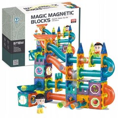 Vaikiškos magiškos magnetinės kaladėlės Lean Toys, 128 vnt. kaina ir informacija | Konstruktoriai ir kaladėlės | pigu.lt