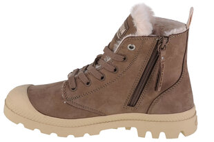 Sportiniai bateliai moterims Palladium Pampa Hi Zip Wl 62696, rudi kaina ir informacija | Sportiniai bateliai, kedai moterims | pigu.lt