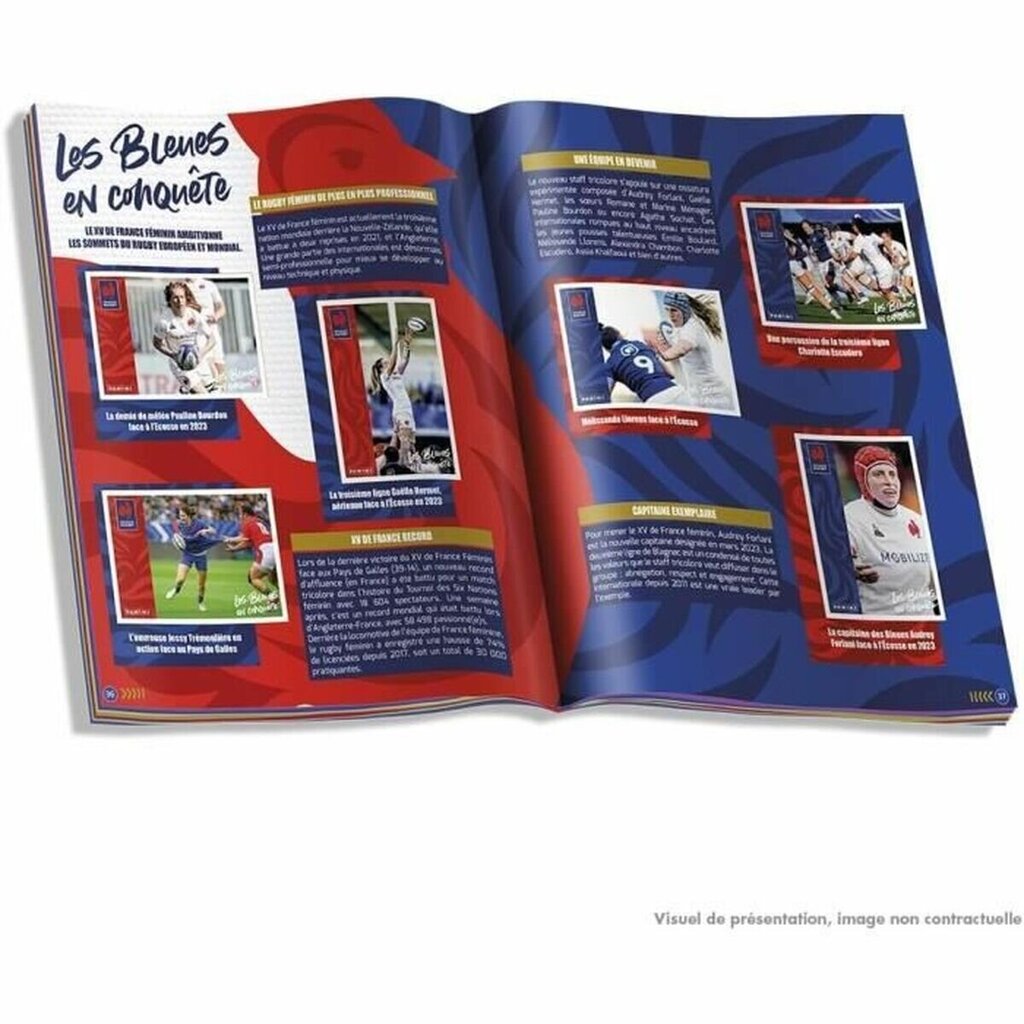 Lipdukų rinkinys France Rugby Panini, 18 vnt. цена и информация | Žaislai berniukams | pigu.lt