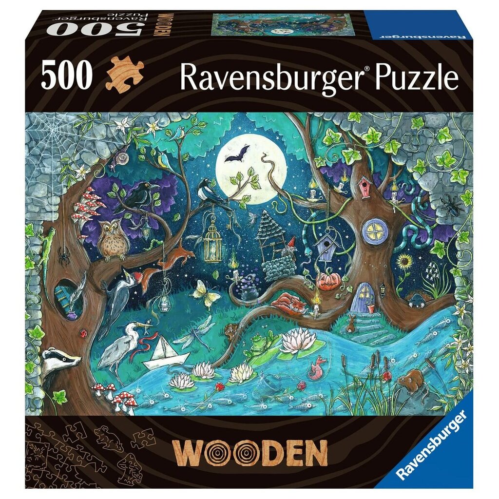 Dėlionė Ravensburger Fantasy Forest, 500 d. kaina ir informacija | Dėlionės (puzzle) | pigu.lt