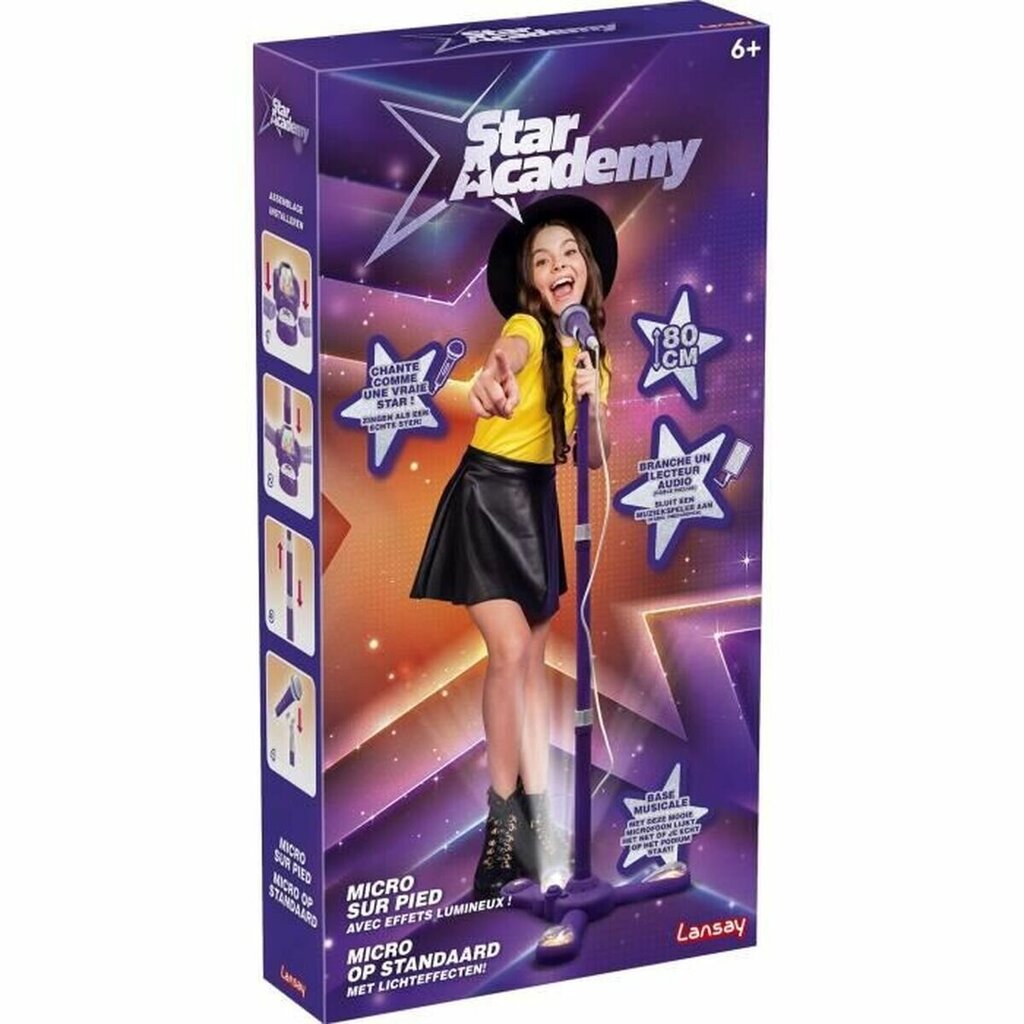 Žaislinis karaoke mikrofonas Lansay Star Academy kaina ir informacija | Lavinamieji žaislai | pigu.lt