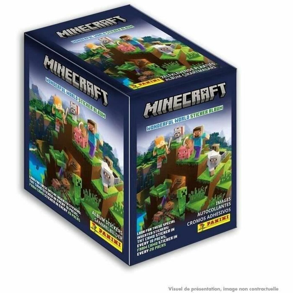 Lipdukų pakuotė Minecraft kaina ir informacija | Lavinamieji žaislai | pigu.lt