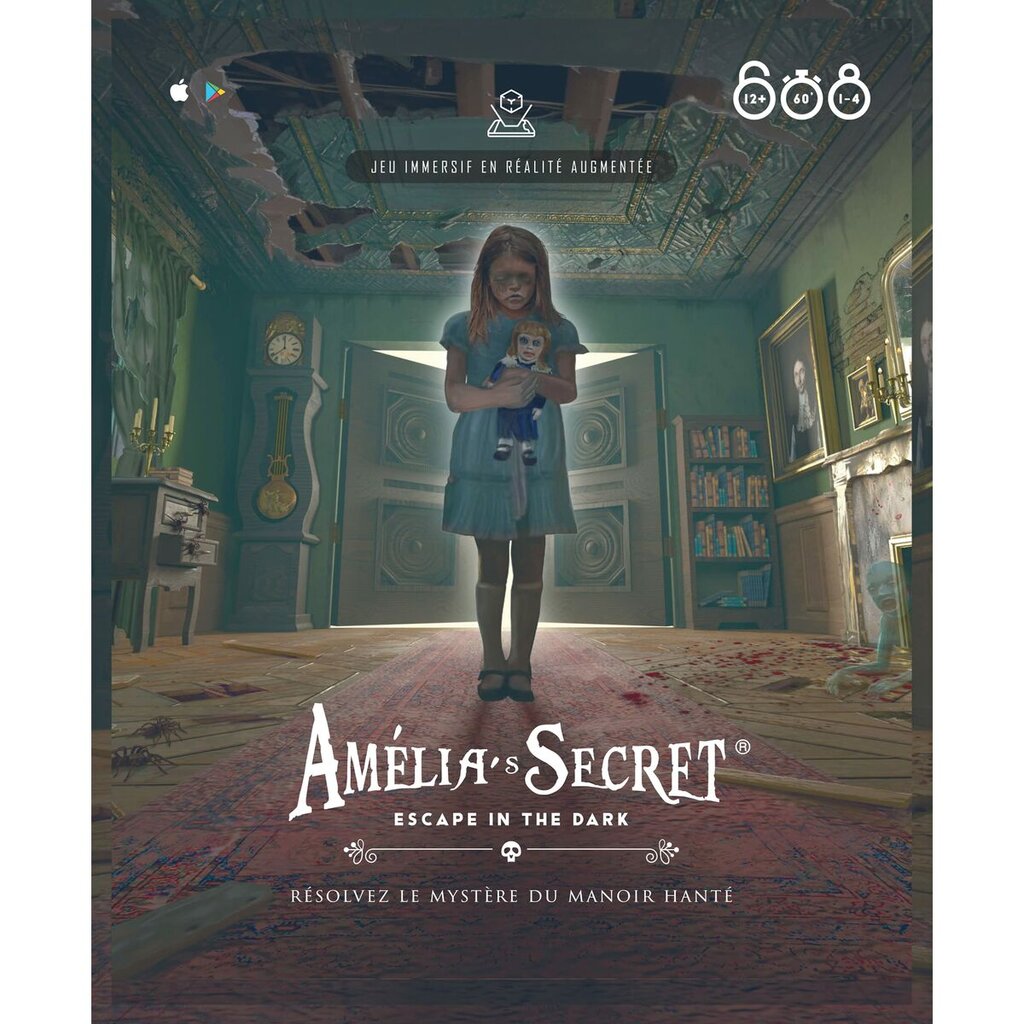 Stalo žaidimas Amelia s Secret: Escape in the Dark, FR kaina ir informacija | Stalo žaidimai, galvosūkiai | pigu.lt