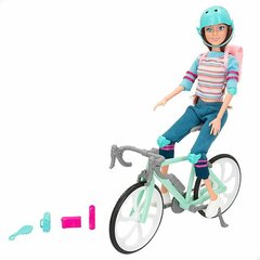 Lėlė su dviračiu Colorbaby Isabella kaina ir informacija | Žaislai mergaitėms | pigu.lt