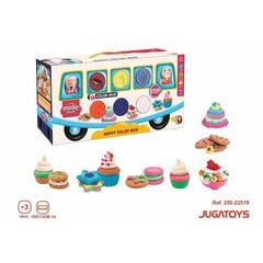 Plastilino žaidimas Magic dough Autobusas, 16 vnt. цена и информация | Развивающие игрушки | pigu.lt