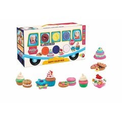 Plastilino žaidimas Magic dough Autobusas, 16 vnt. цена и информация | Развивающие игрушки | pigu.lt