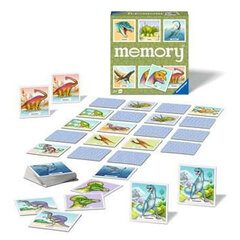 Atminties žaidimas Ravensburger Grand Memory Dinosaurs, EN kaina ir informacija | Stalo žaidimai, galvosūkiai | pigu.lt