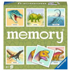 Atminties žaidimas Ravensburger Grand Memory Dinosaurs, EN цена и информация | Настольные игры, головоломки | pigu.lt