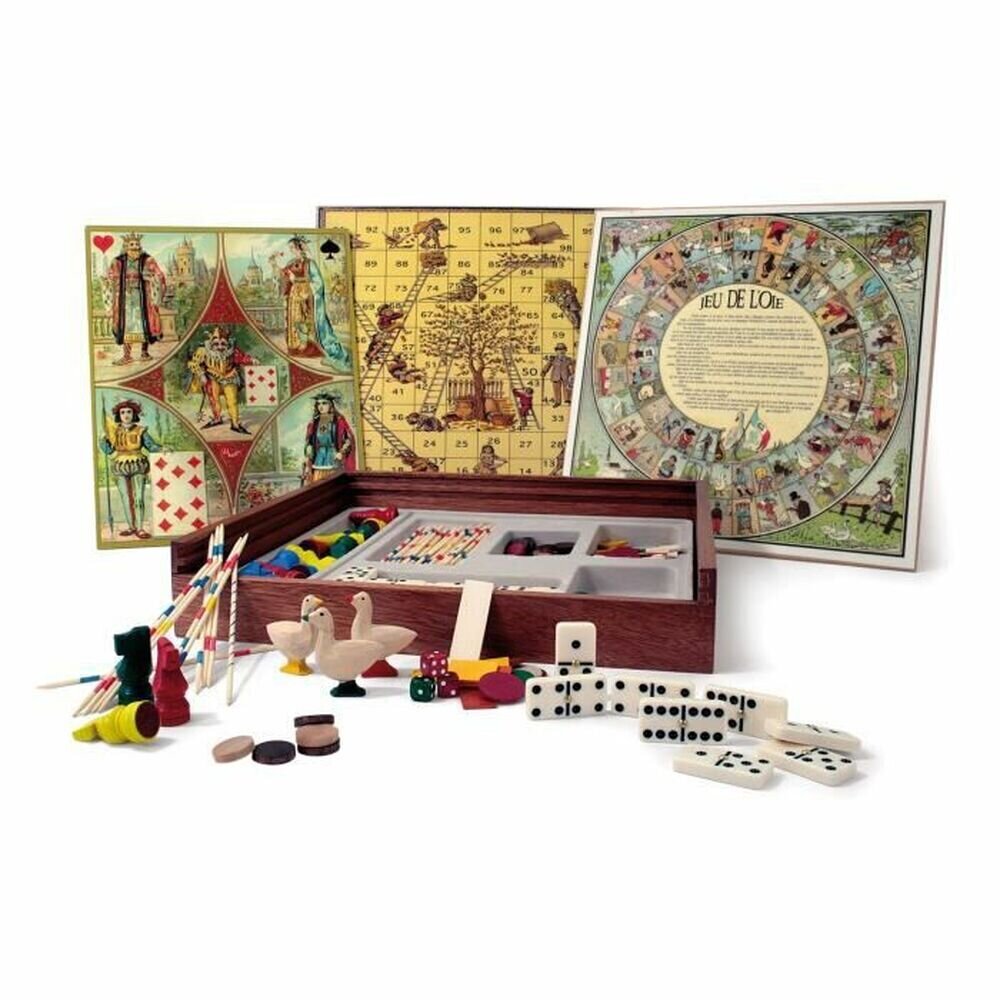 Stalo žaidimų rinkinys L´Arbre a Jouer My Traditional Game Box, FR kaina ir informacija | Stalo žaidimai, galvosūkiai | pigu.lt