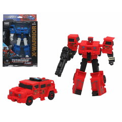 Transformeris X-Warrior, raudonas kaina ir informacija | Žaislai berniukams | pigu.lt