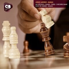 Šachmatų ir šaškių žaidimų lenta Colorbaby, 4 vnt. kaina ir informacija | Stalo žaidimai, galvosūkiai | pigu.lt