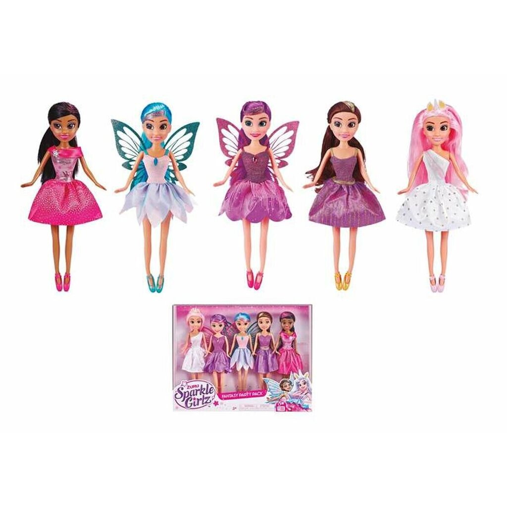 Lėlių rinkinys princesės Bigbuy Fun, 5 d. цена и информация | Žaislai mergaitėms | pigu.lt