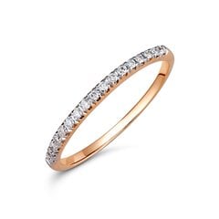 Auksinis žiedas moterims kaina ir informacija | Žiedai | pigu.lt