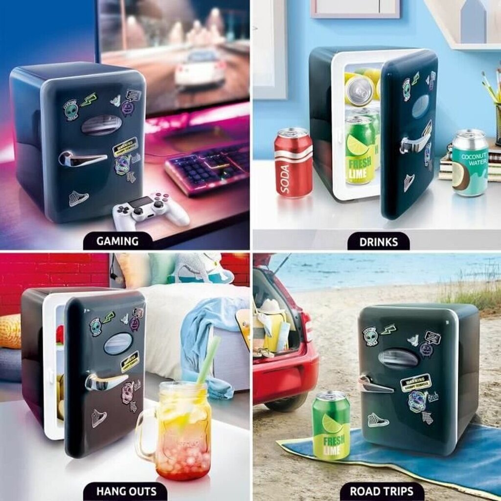 Mini šaldytuvas vaikams Canal Toys, juodas цена и информация | Žaislai mergaitėms | pigu.lt