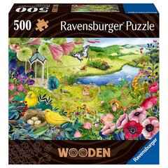 Пазл деревянный Ravensburger Чудесная природа, 500 дет. цена и информация | Пазлы | pigu.lt