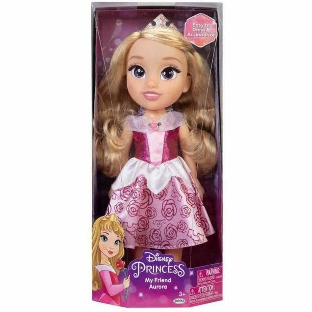 Lėlė Aurore Jakks Pacific, rožinė, 38cm цена и информация | Žaislai mergaitėms | pigu.lt