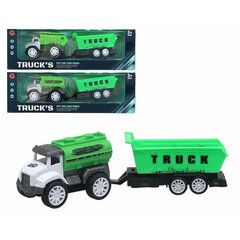 Žaislinis sunkvežimis Bigbuy Fun su priekaba, žalias kaina ir informacija | Žaislai berniukams | pigu.lt