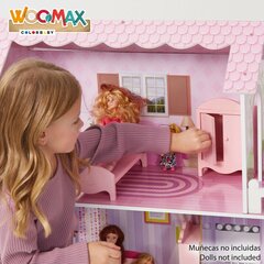 Кукольный домик Play & Learn 80x112x31см цена и информация | Игрушки для девочек | pigu.lt