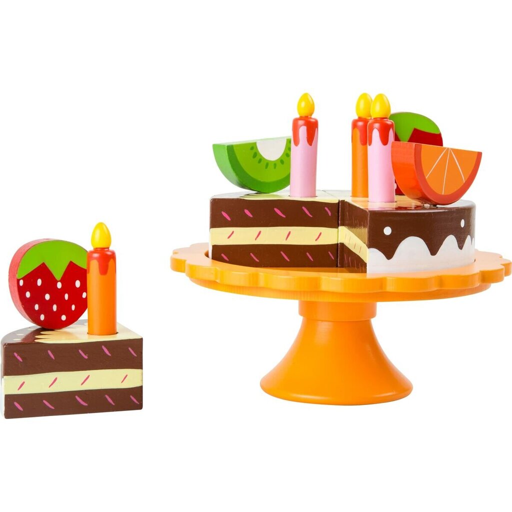 Medinis gimtadienio tortas vaikams Small Foot kaina ir informacija | Žaislai mergaitėms | pigu.lt