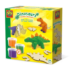 Žaidimas iš plastilino SES Creative Dinosaurs kaina ir informacija | Piešimo, tapybos, lipdymo reikmenys | pigu.lt