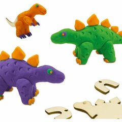 Žaidimas iš plastilino SES Creative Dinosaurs kaina ir informacija | Piešimo, tapybos, lipdymo reikmenys | pigu.lt